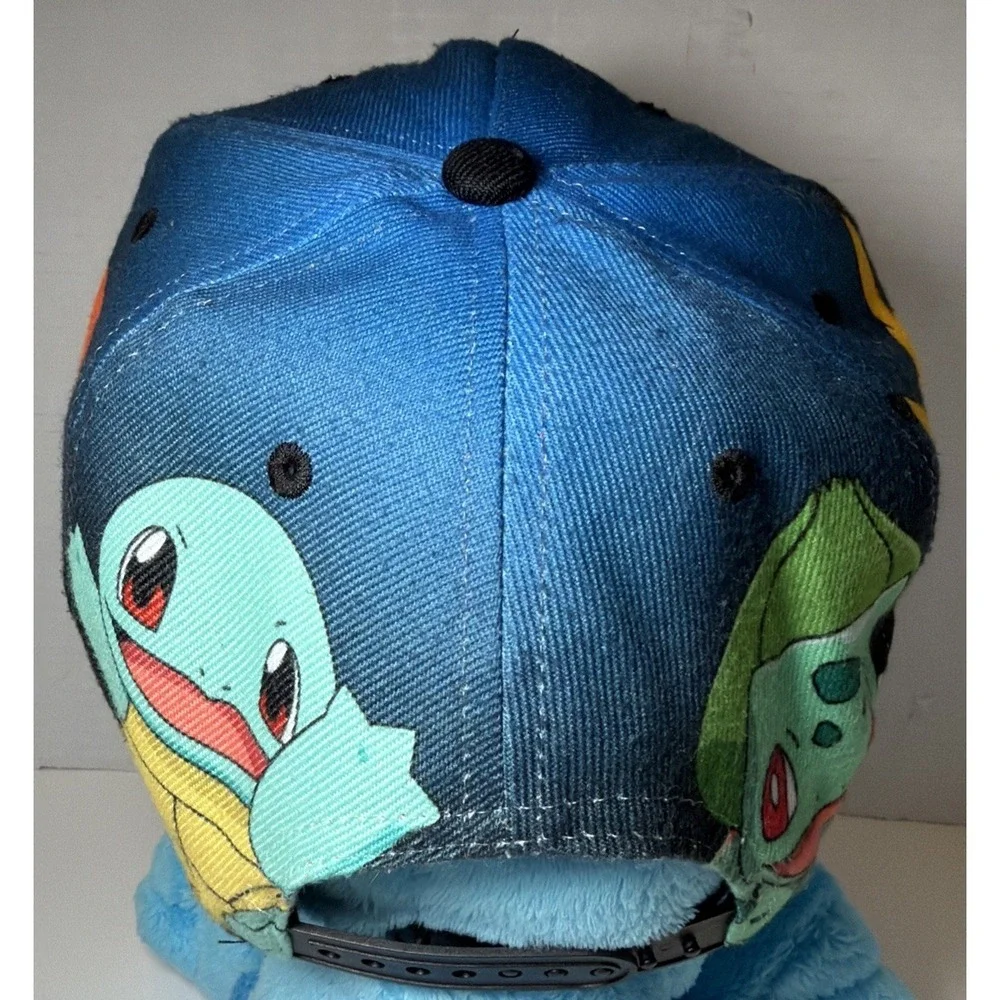 Pokemon Pikachu Bulbasaur Squittle  Charmander OSFM Youth Snapback Hat Cap